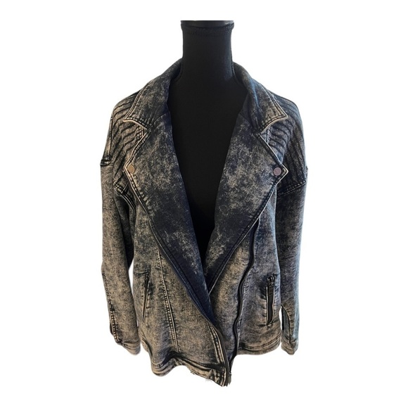 Vintage DKNY Oversized Acid Wash Jean Jacket XL - Picture 2 of 12